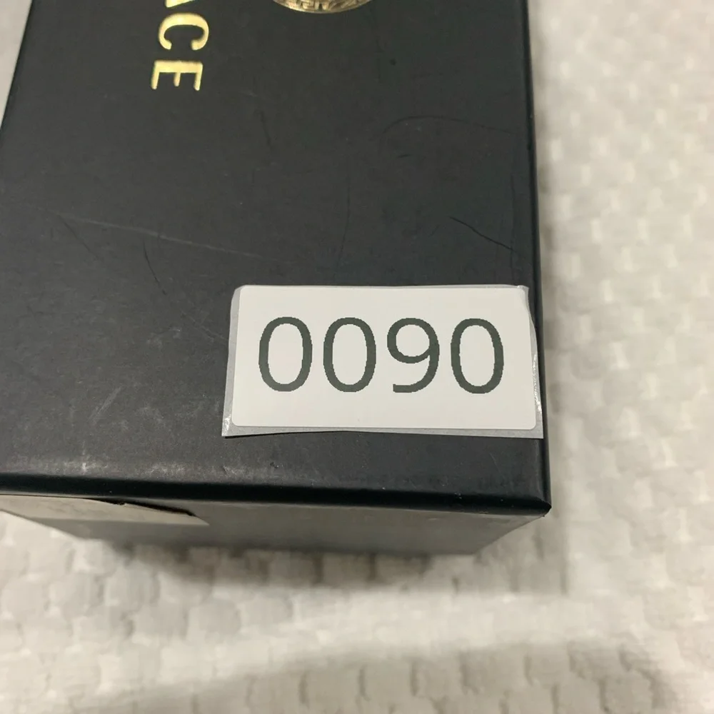 Versace Off-White Oversized Butterfly Sunglasses with Dark Gray Lenses